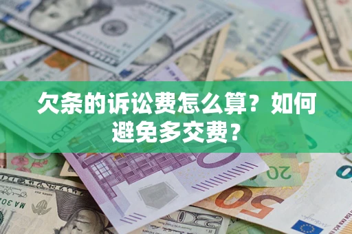 北京欠条的诉讼费怎么算？如何避免多交费？