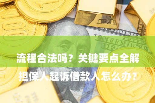 北京

担保人起诉借款人怎么办？流程合法吗？关键要点全解析
