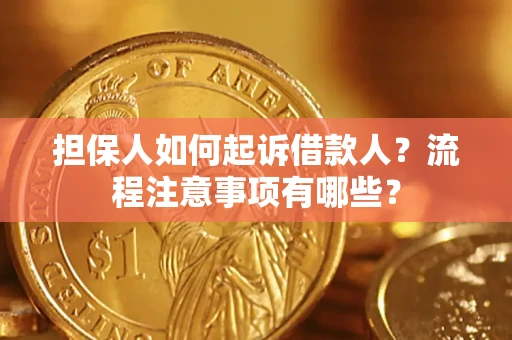 北京担保人如何起诉借款人？流程注意事项有哪些？